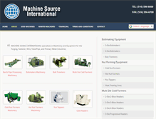 Tablet Screenshot of machinesourceintl.com